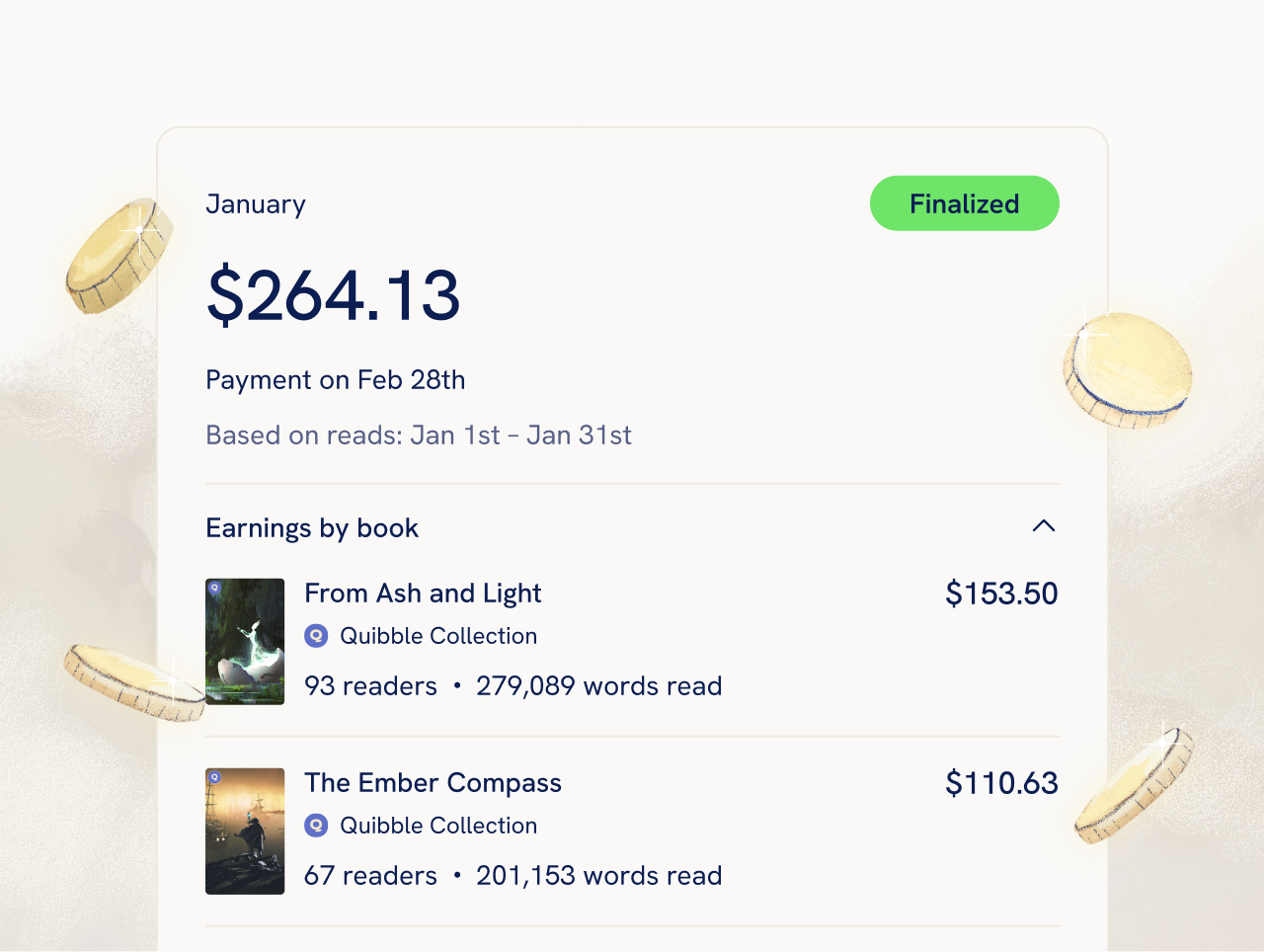 Earn when people read your story.