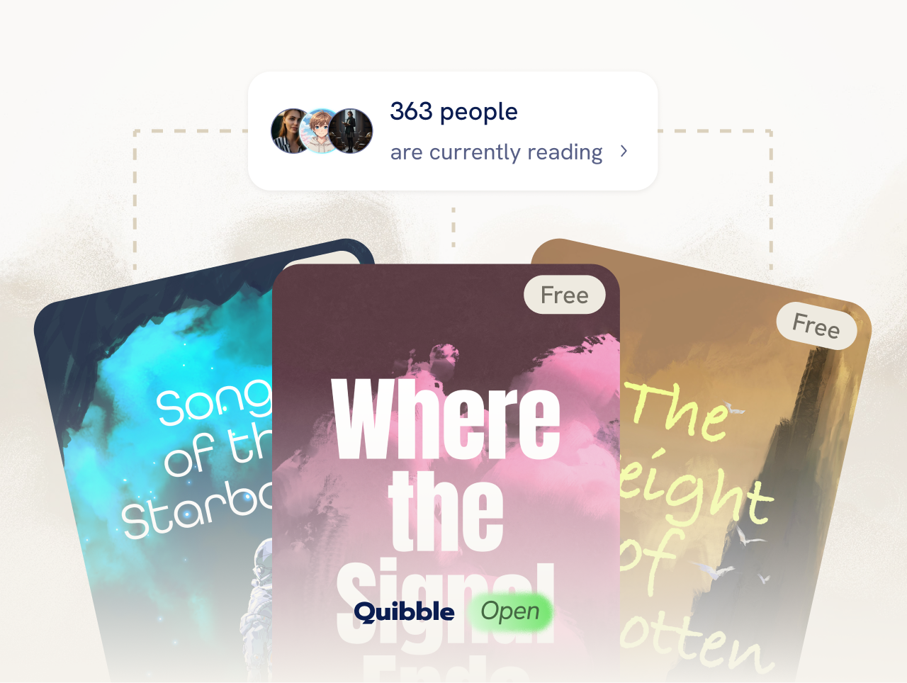 Just you and the page.
